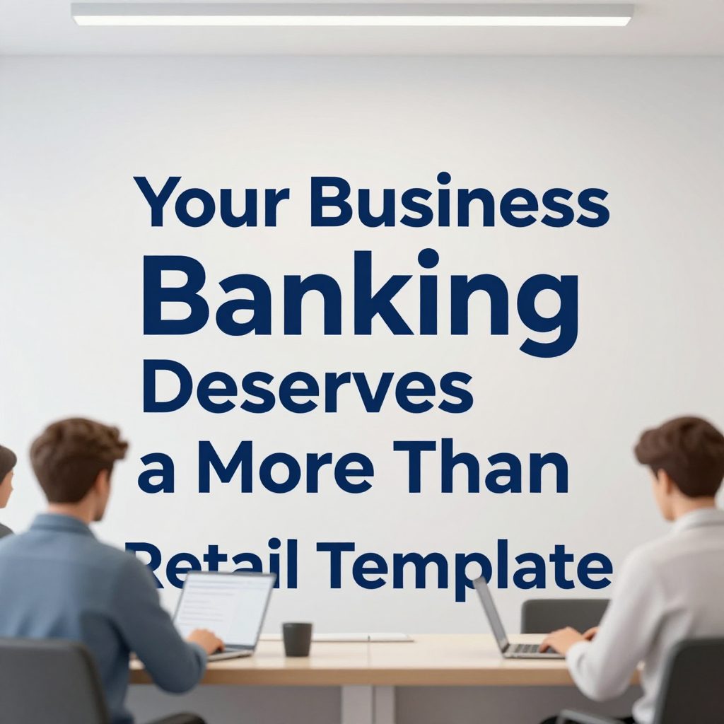 Your Business Banking Deserves More Than a Retail Template